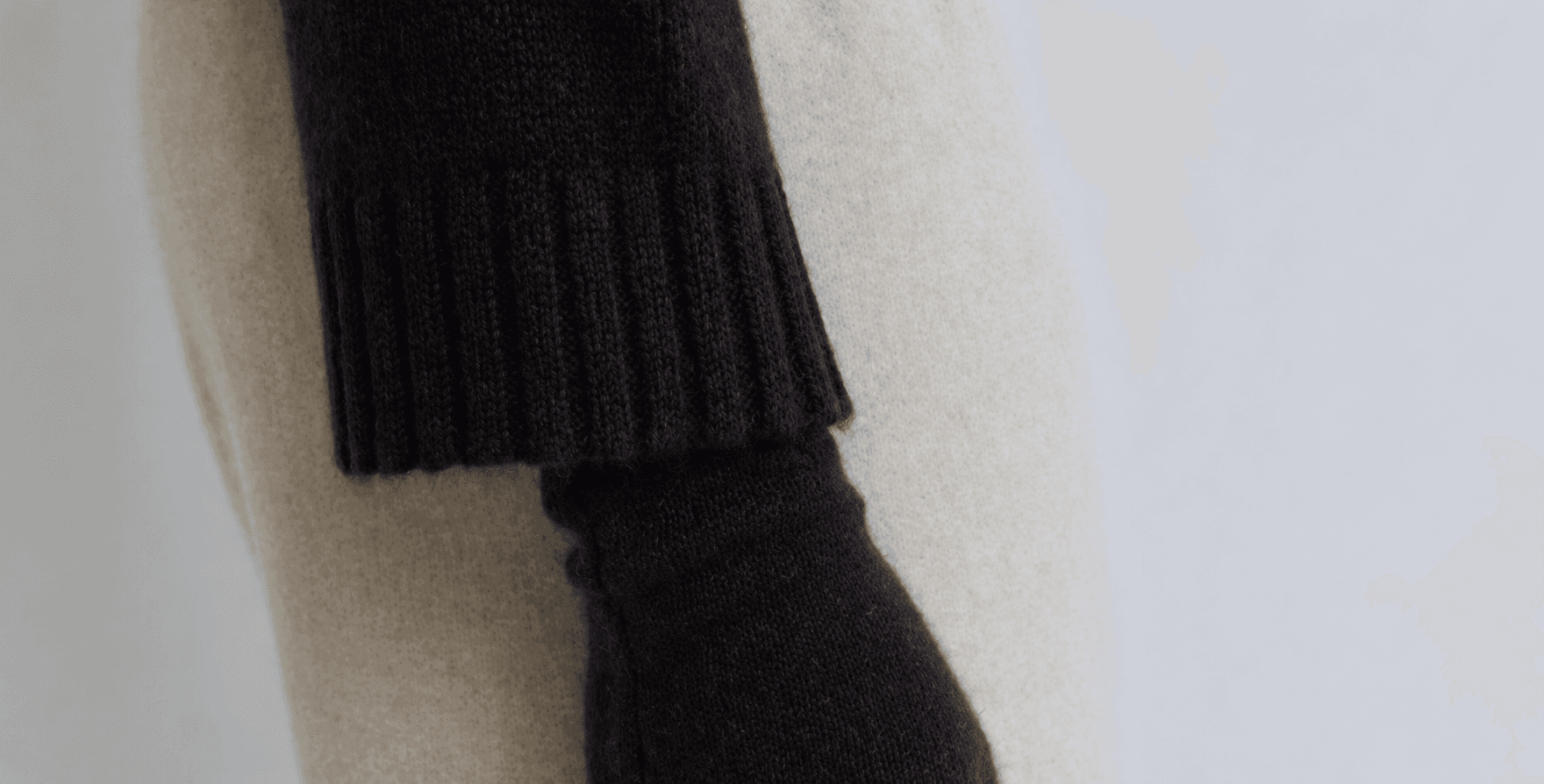 Cashmere knitwear detail